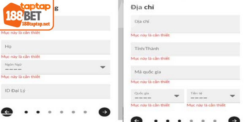 Hướng dẫn đăng ký trở thành đại lý 188BET TAPTAP