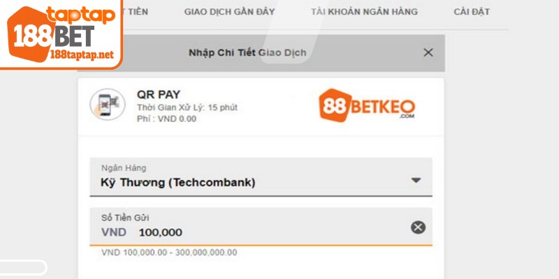 Lưu ý quan trọng để nạp tiền 188BET TAPTAP an toàn và hiệu quả
