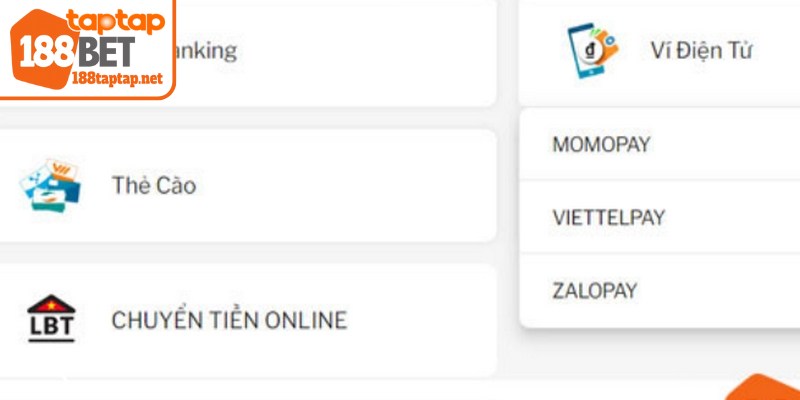 Sự quan trọng của việc nạp tiền 188BET TAPTAP đúng